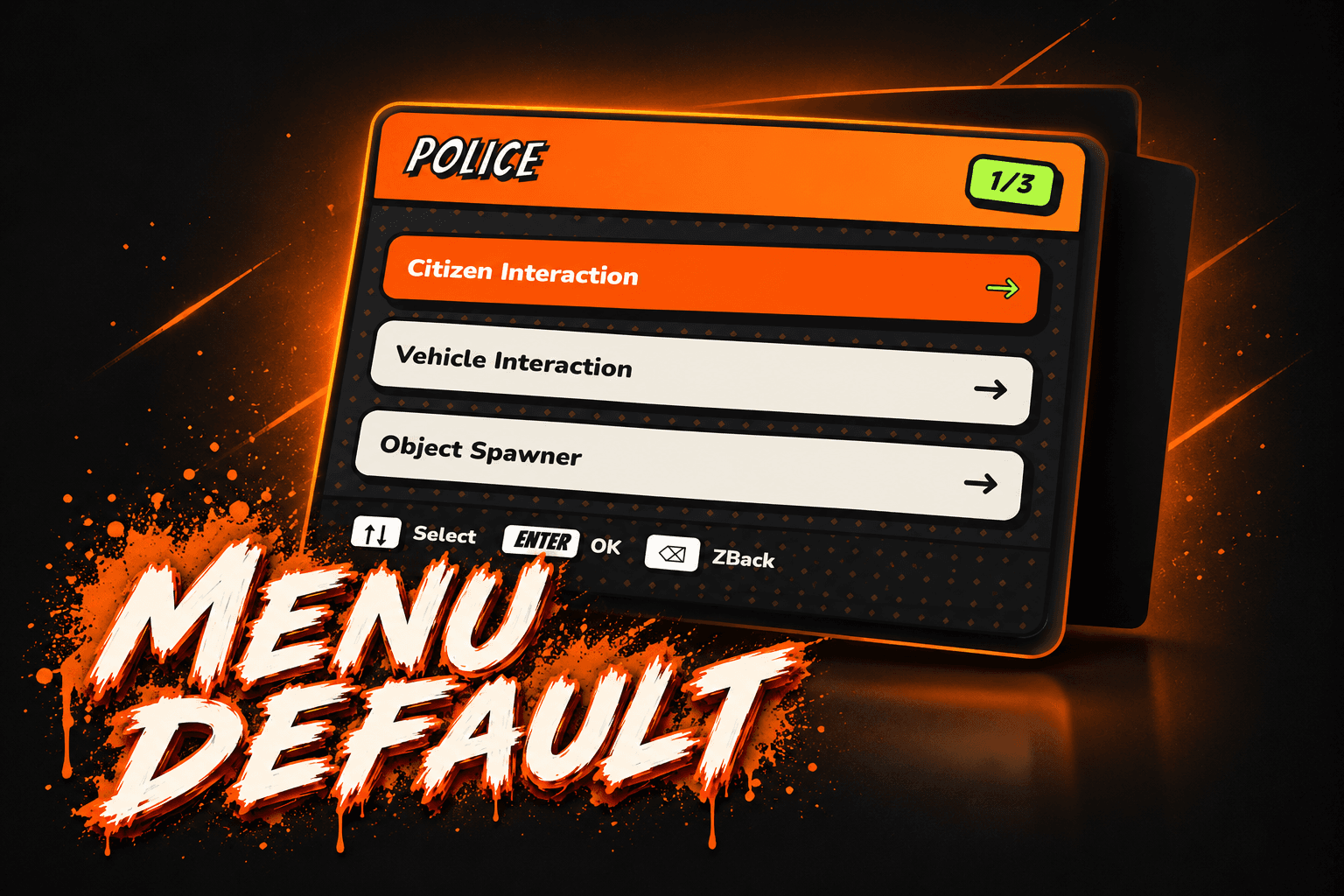 KO Comic Menu – esx_menu_default Replacement (ESX)